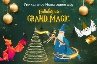 новогодний спектакль Новогоднее иллюзионное шоу в министерстве магии Grand Magic