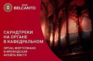 органный концерт Саундтреки на органе в Кафедральном. Орган, фортепиано и ирландская флейта-вистл